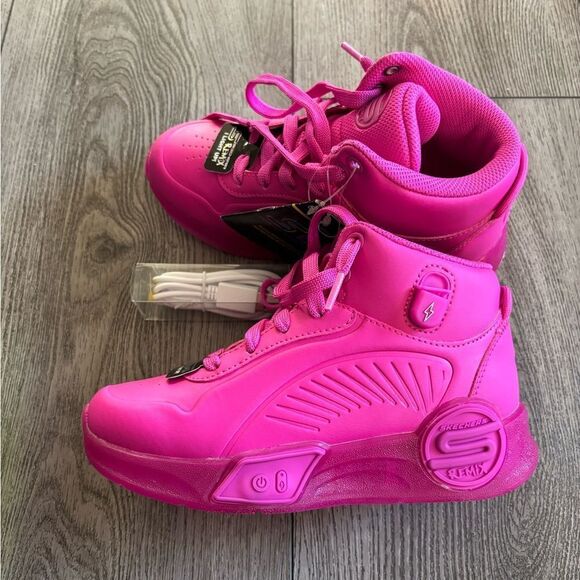 Skechers Girls' S lights Remix - Picture 2 of 7